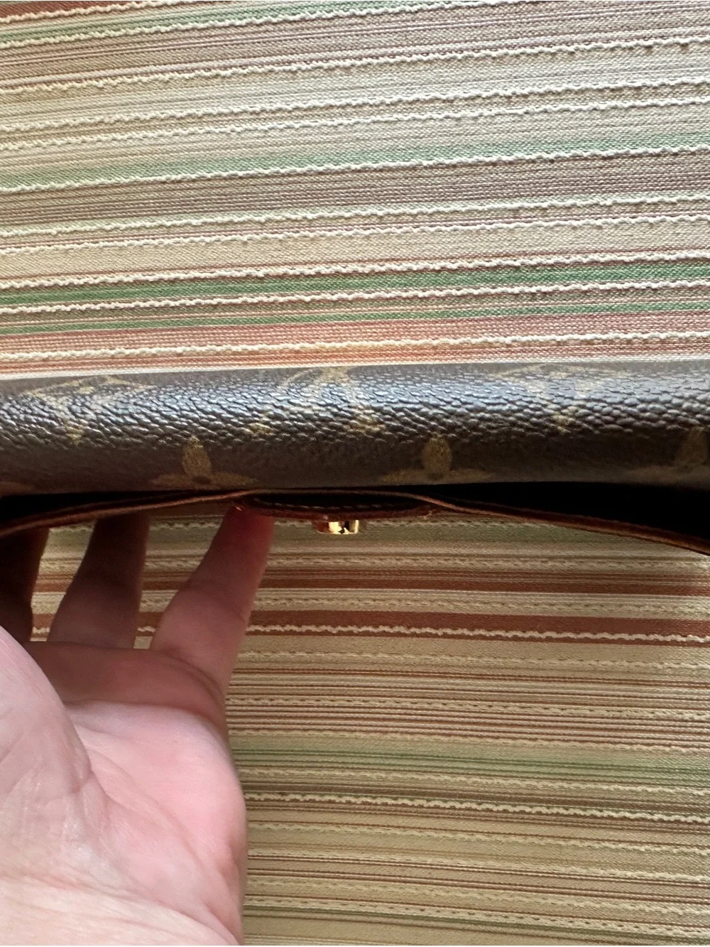 Louis Vuitton Boetie Wallet Monogram canvas Turn Lock Closure Zip Coin Pocket